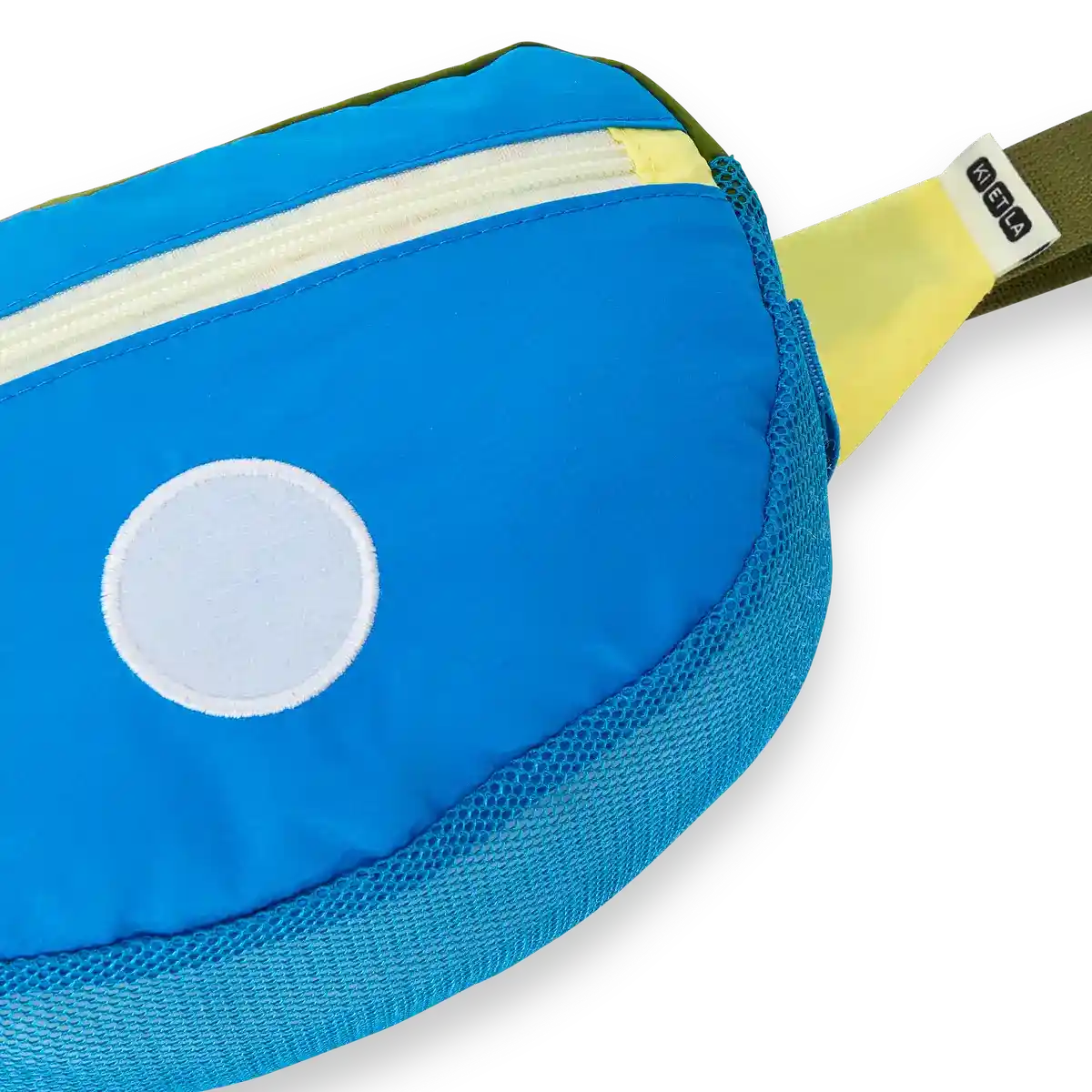 Khaki/Blue Fanny Pack