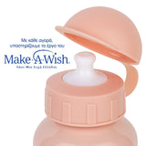 Aluminum water bottle "We Care" pink 400ml