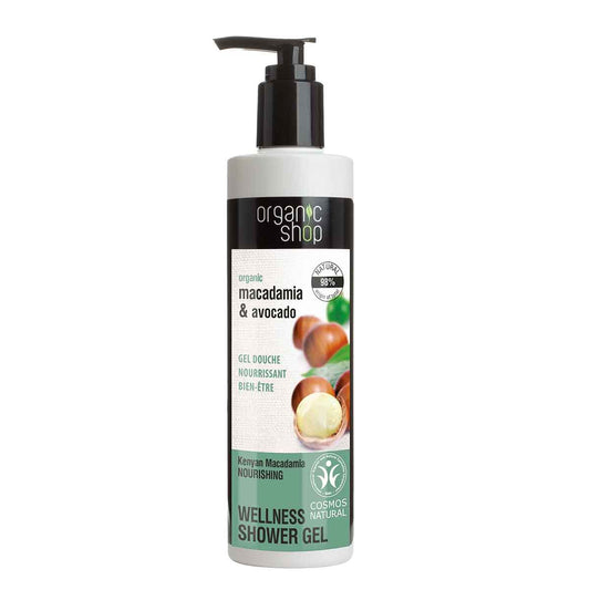 O.SH NOUR. SHOWER GEL KENYAN MACADAMIA 280ML (1502E)