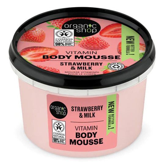 O.SH BODY MOUSSE STRAWBERRY YOGHURT 250 ML (2493E)