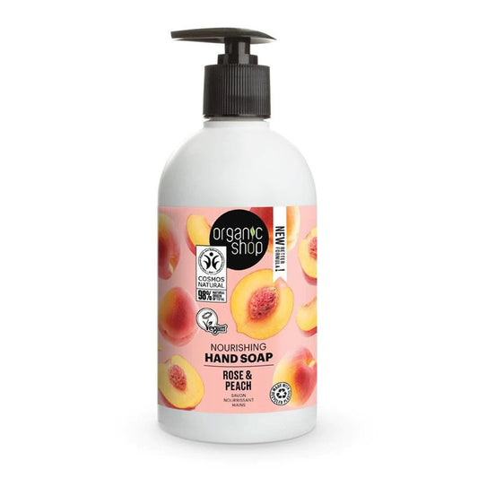 O.SH NOURISHING HAND SOAP ROSE PEACH 500ML-1656