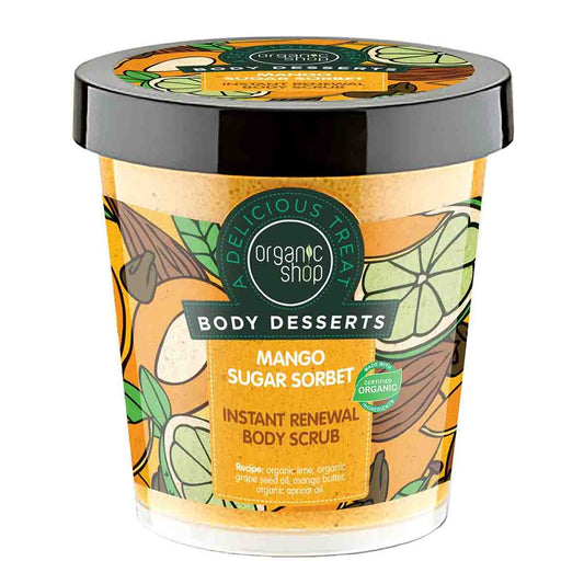 O.SH BODY DESSERTS MANGO SORBET SCRUB 450ML-2080