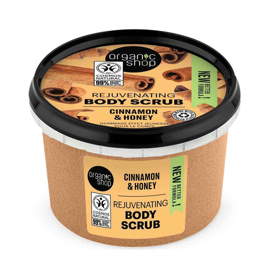 O.SH BODY SCRUB HONEY CINNAMON 250 ML-2509