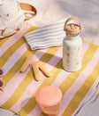 Stainless Steel Bottle Animal Print Ivory