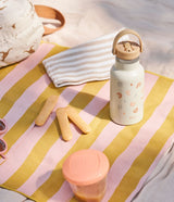 Stainless Steel Bottle Animal Print Ivory