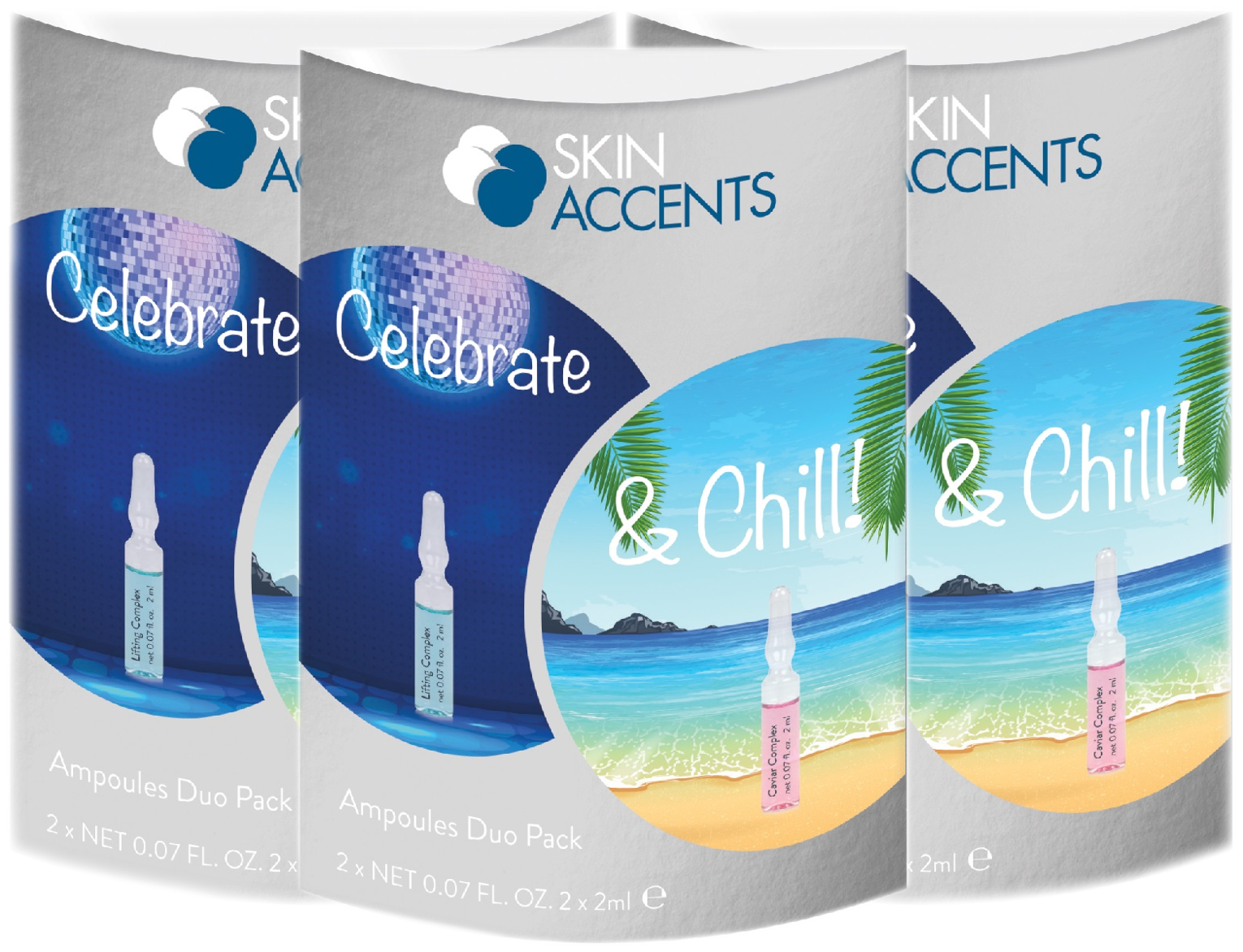 CELEBRATE & CHILL AMPOULES DUO PACK 2×2 ml