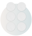 Washable 6x Cotton Breast Pads