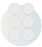 Washable 6x Cotton Breast Pads