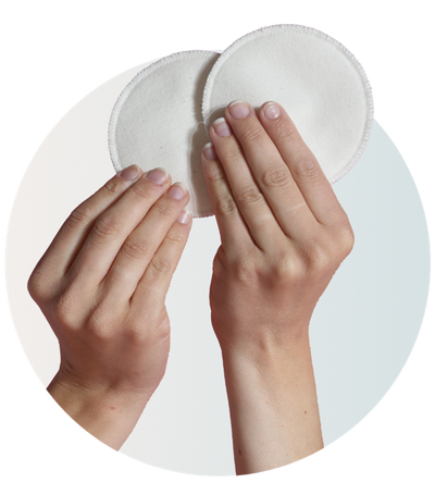 Washable 6x Cotton Breast Pads