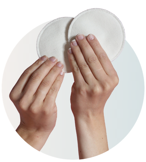 Washable 6x Cotton Breast Pads