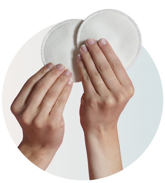 Washable 6x Cotton Breast Pads