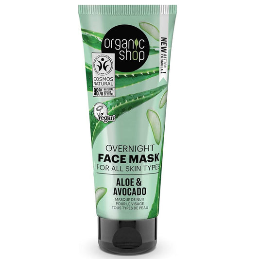 O.SH OVERNIGHT FACE MASK AVOCADO&ALOE 75ML-41091E