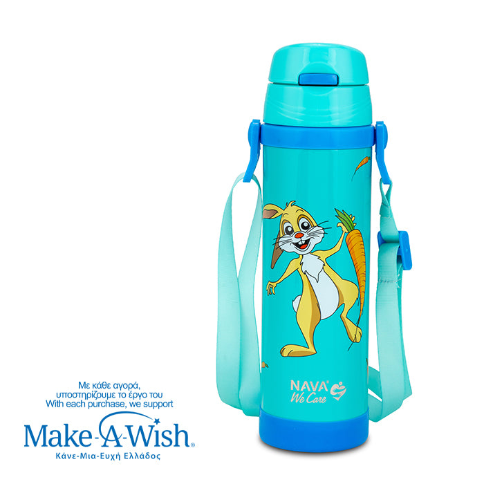 Stainless steel insulated water bottle "We Care", Rabbit 500ml