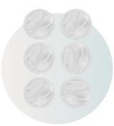 Washable 6x Silk Breast Pads