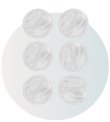 Washable 6x Silk Breast Pads