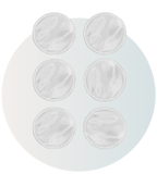Washable 6x Silk Breast Pads