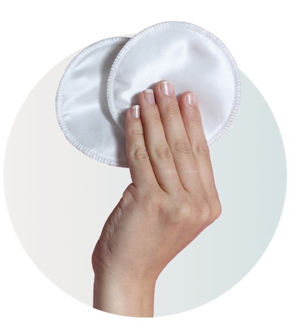 Washable 6x Silk Breast Pads