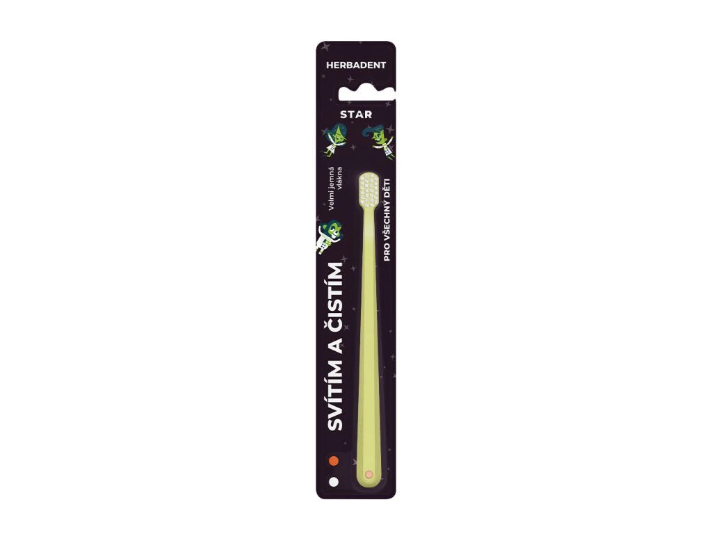 HERBADENT STAR Toothbrush with Extra-Soft Bristles