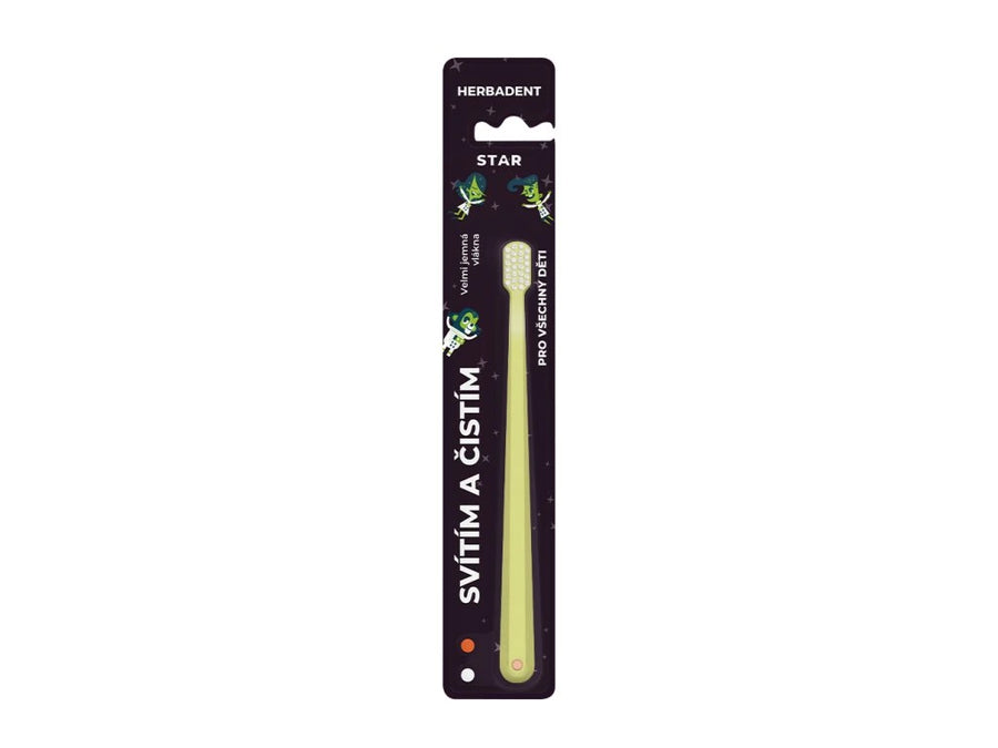 HERBADENT STAR Toothbrush with Extra-Soft Bristles