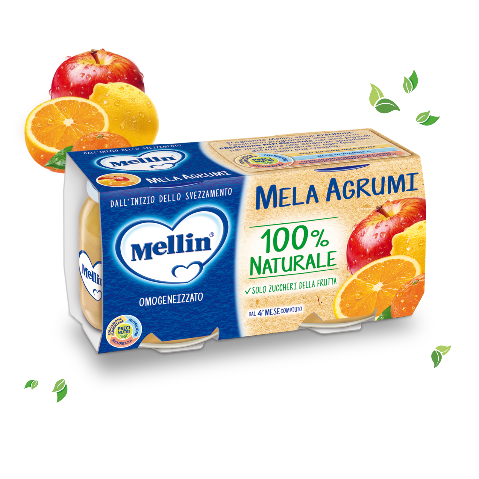 Mela Agrumi Confezione da 200 g ℮ (2 vasetti x 100 g)