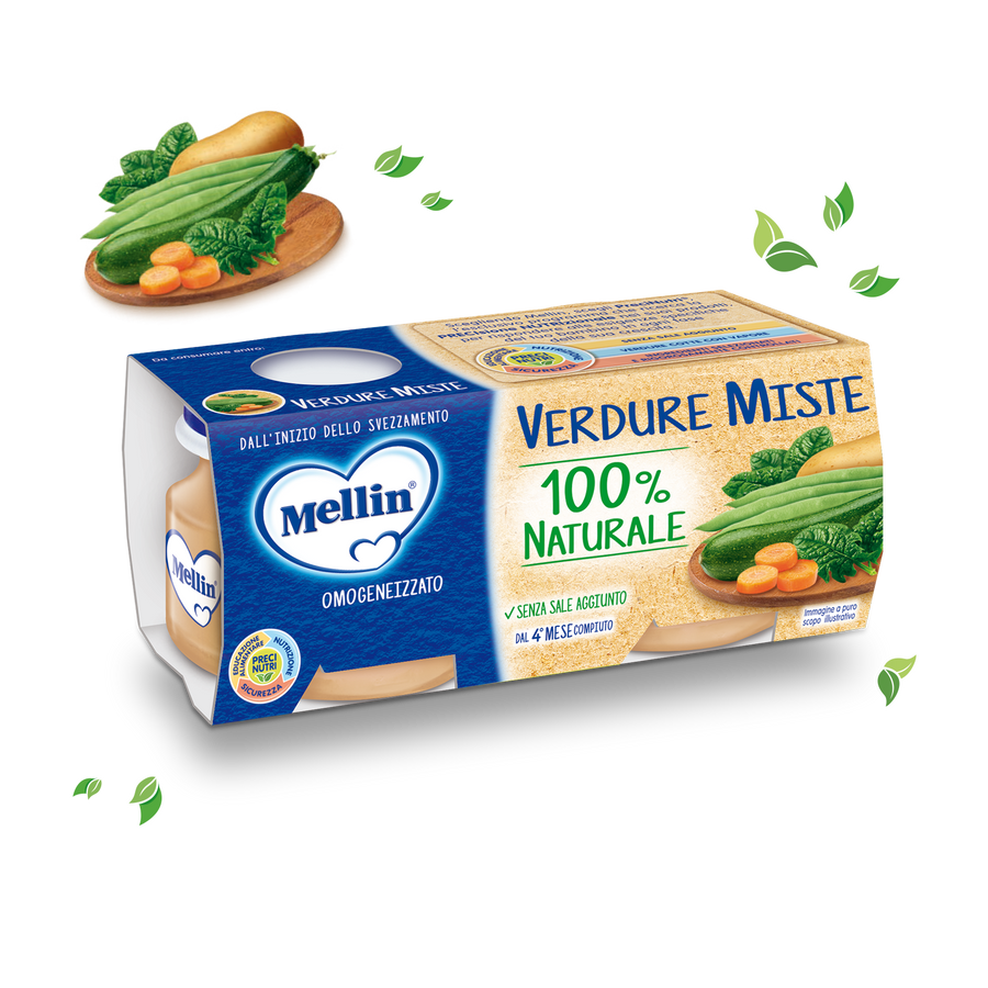 Mellin Verdure Miste (pure mix perime) (2 x 80 g)