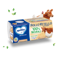 Pollo Vitello con Verdure Confezione da 160 g € (2 vasetti x 80 g)