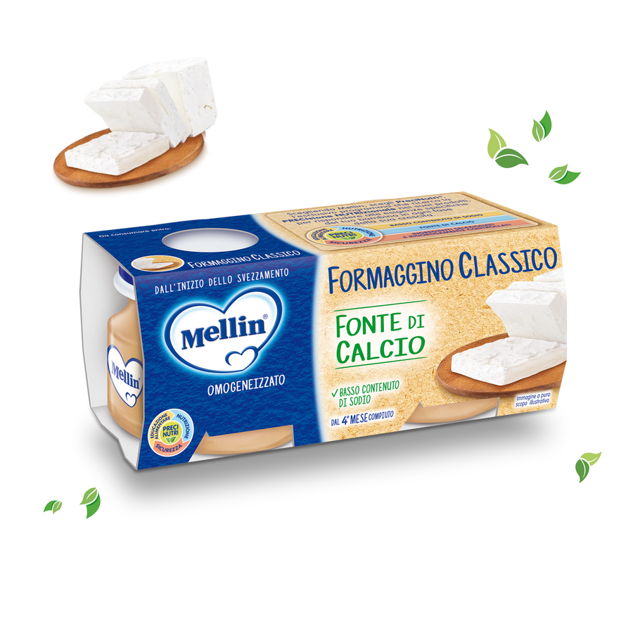 Mellin Formaggino Classico (pure djathi klasik) (2 x 80 g)