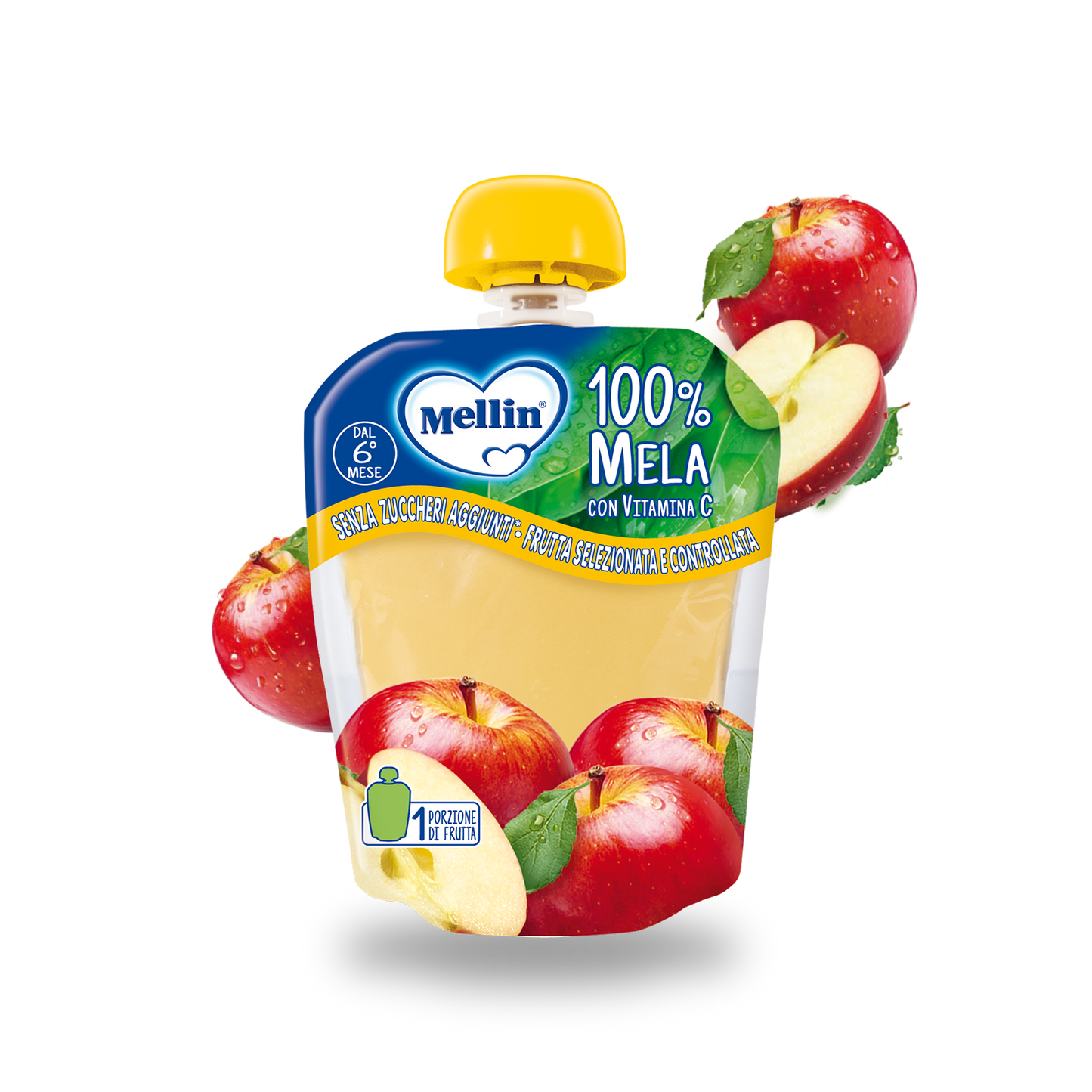 Merenda 100% Mela con Vitamina C Confezione da 90 g