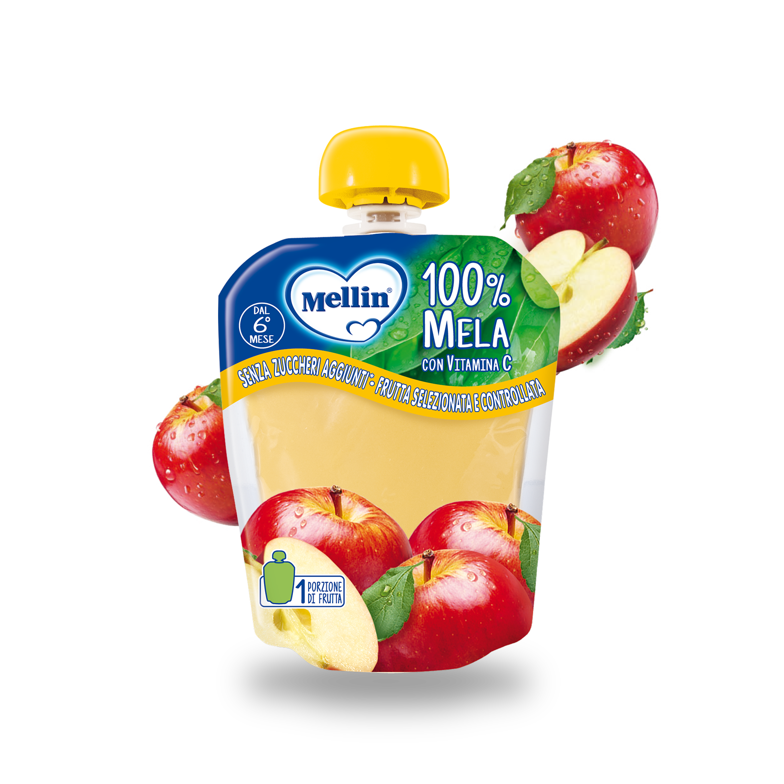 Merenda 100% Mela con Vitamina C Confezione da 90 g