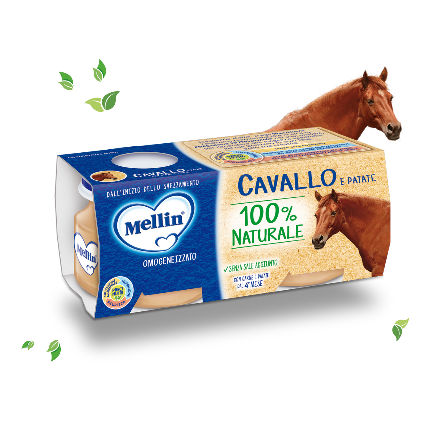 Cavallo con Patate Confezione da 160 g ℮ (2 vasetti x 80 g)