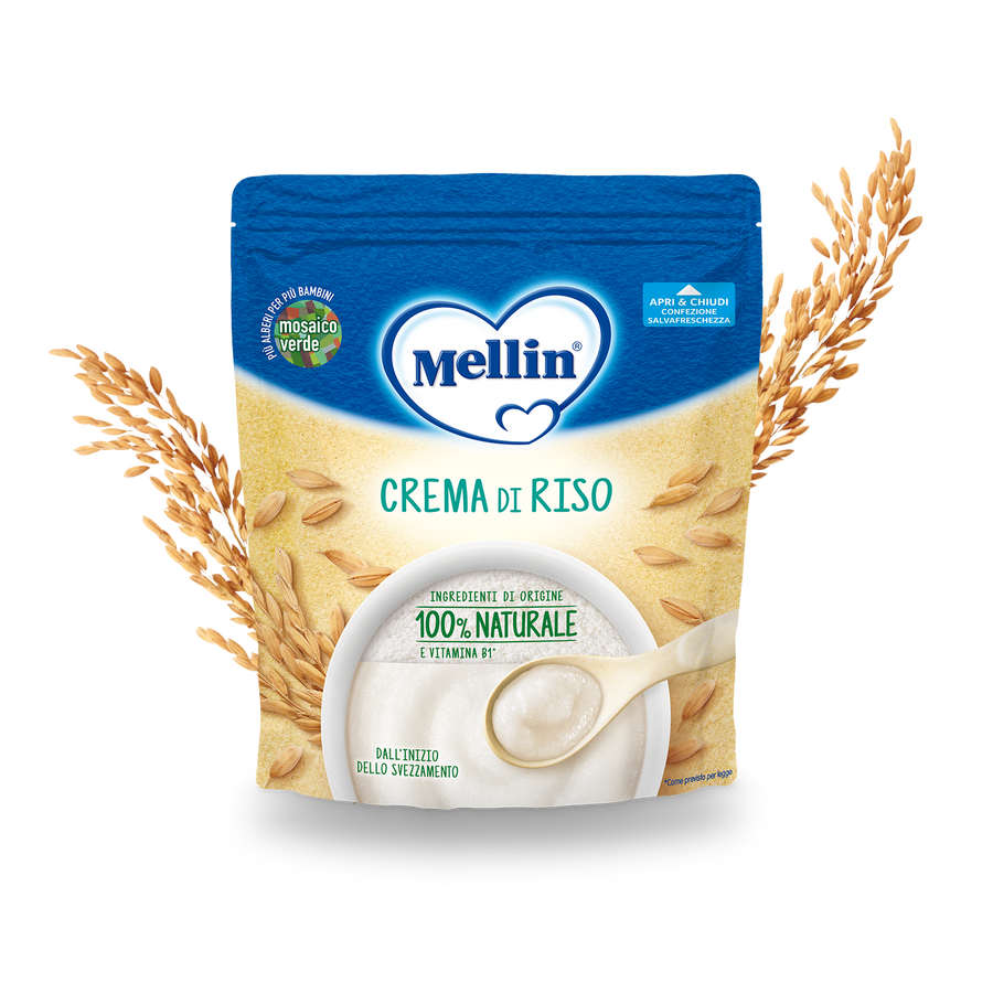 Mellin Crema di Riso (Rice) Cereal-based Baby Food *200 g