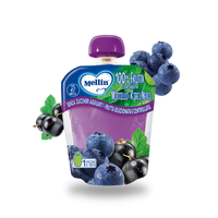 Merenda 100% mirtillo e ribes nero con carota Confezione da 90 g