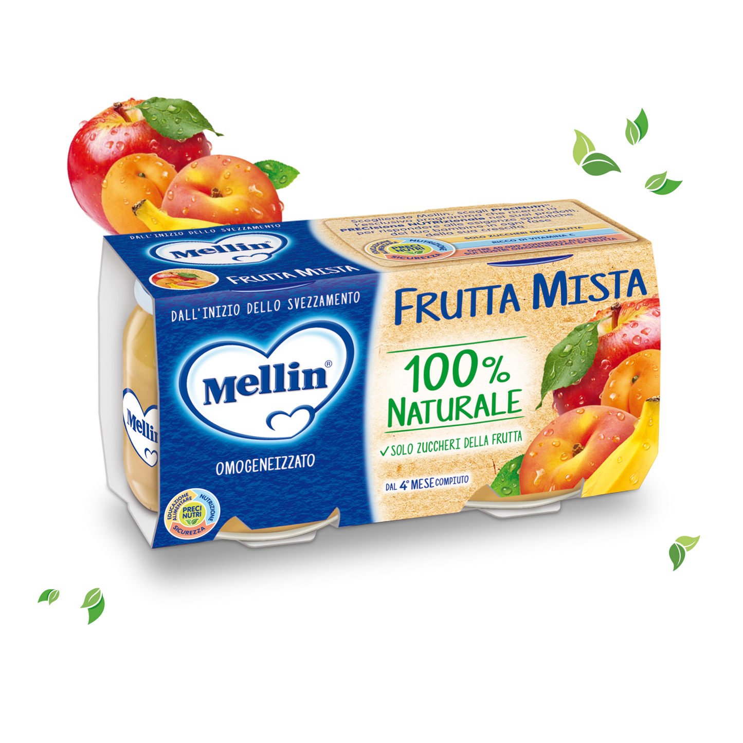 Frutta Mista Confezione da 200 g ℮ (2 vasetti x 100 g)