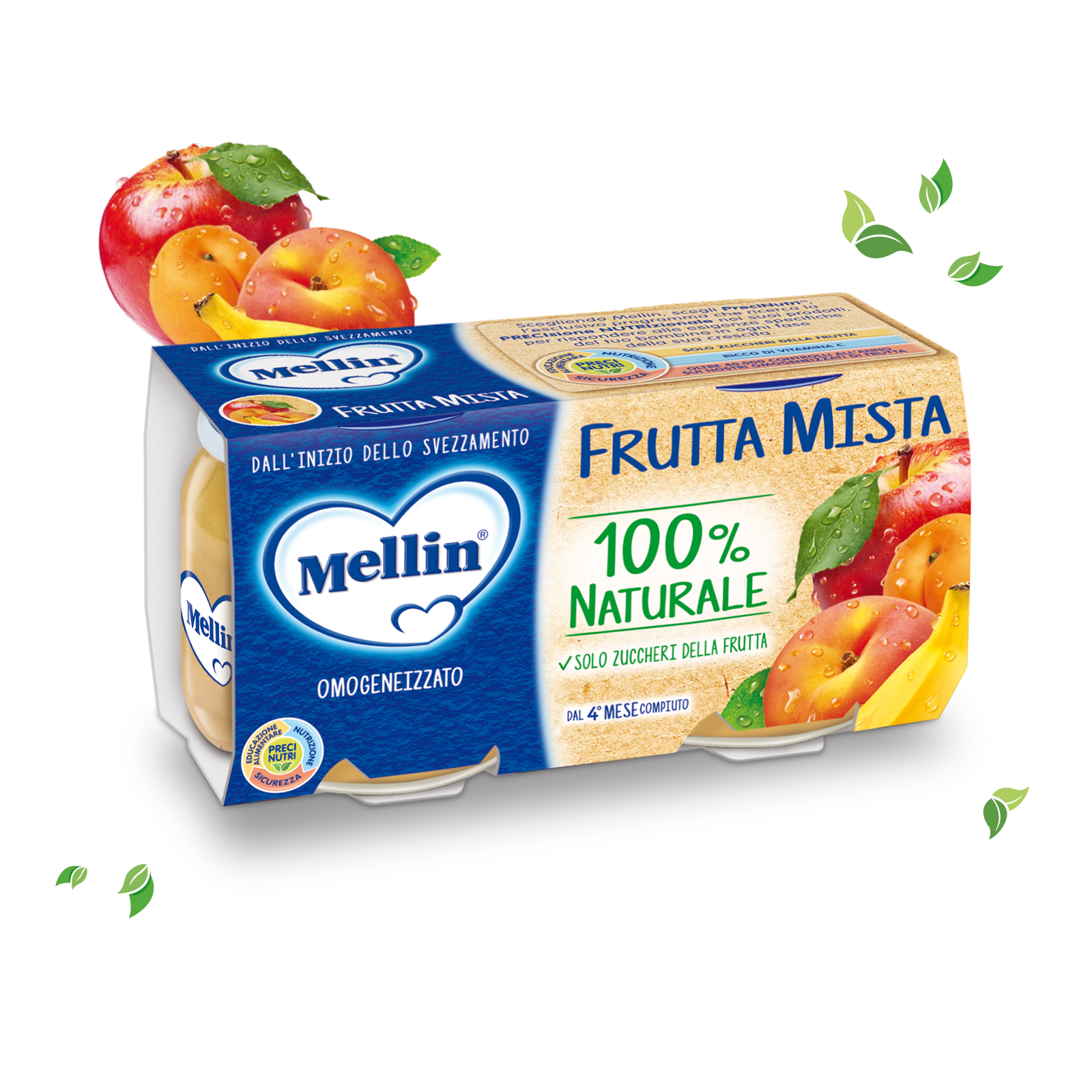 Frutta Mista Confezione da 200 g ℮ (2 vasetti x 100 g)
