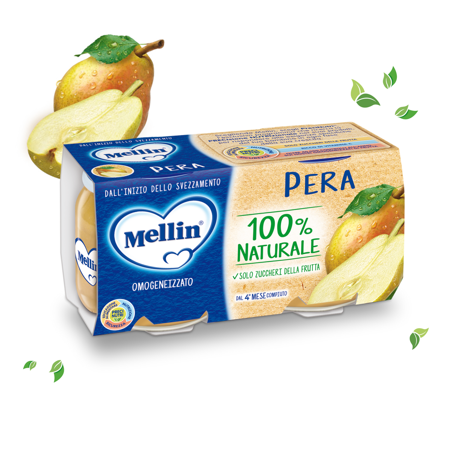 Pera Confezione da 200 g ℮ (2 vasetti x 100 g)