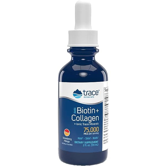 IONIC BIOTIN & COLLAGEN X 2 OZ Trace Minerals