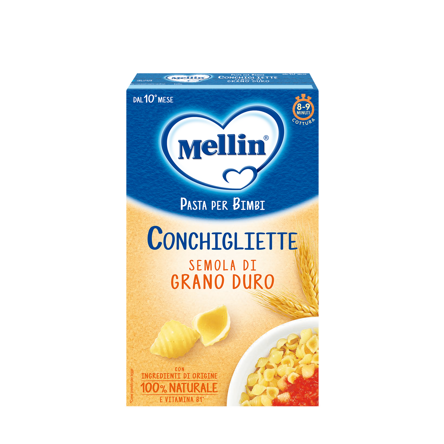MELLIN CONCHIGLIETTE DI SEMOLA DI GRANO DURO