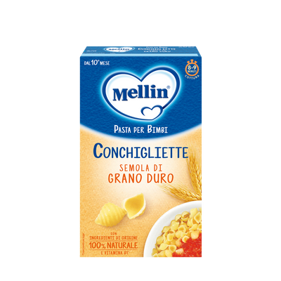 Mellin Pastina Conchigliette di Semola di Grano Duro 10M+