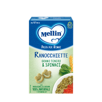 MELLIN RANOCCHIETTE CON GRANO TENERO E SPINACI