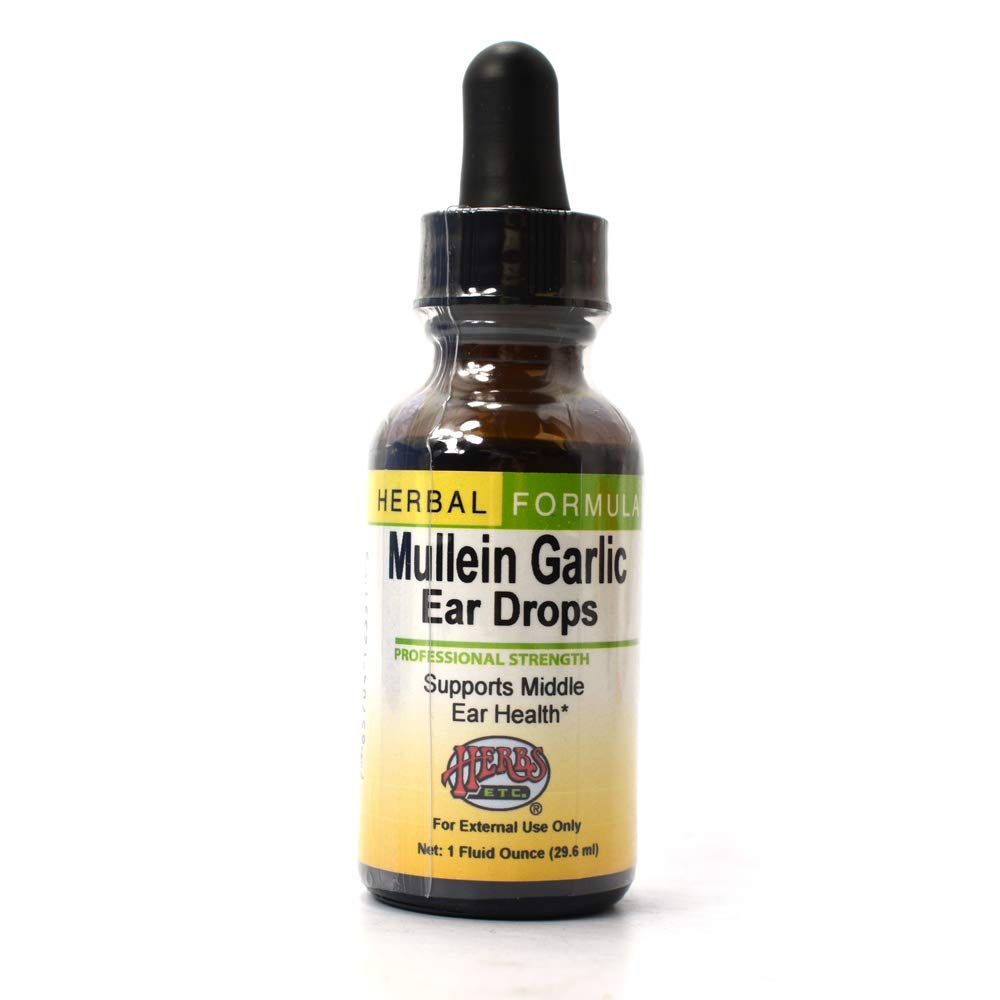 MULLEIN/GARLIC EAR DROPS 1 oz_Trace Herbals