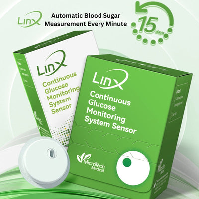 LinX CGM Continuous Glucose Monitoring System Sensor