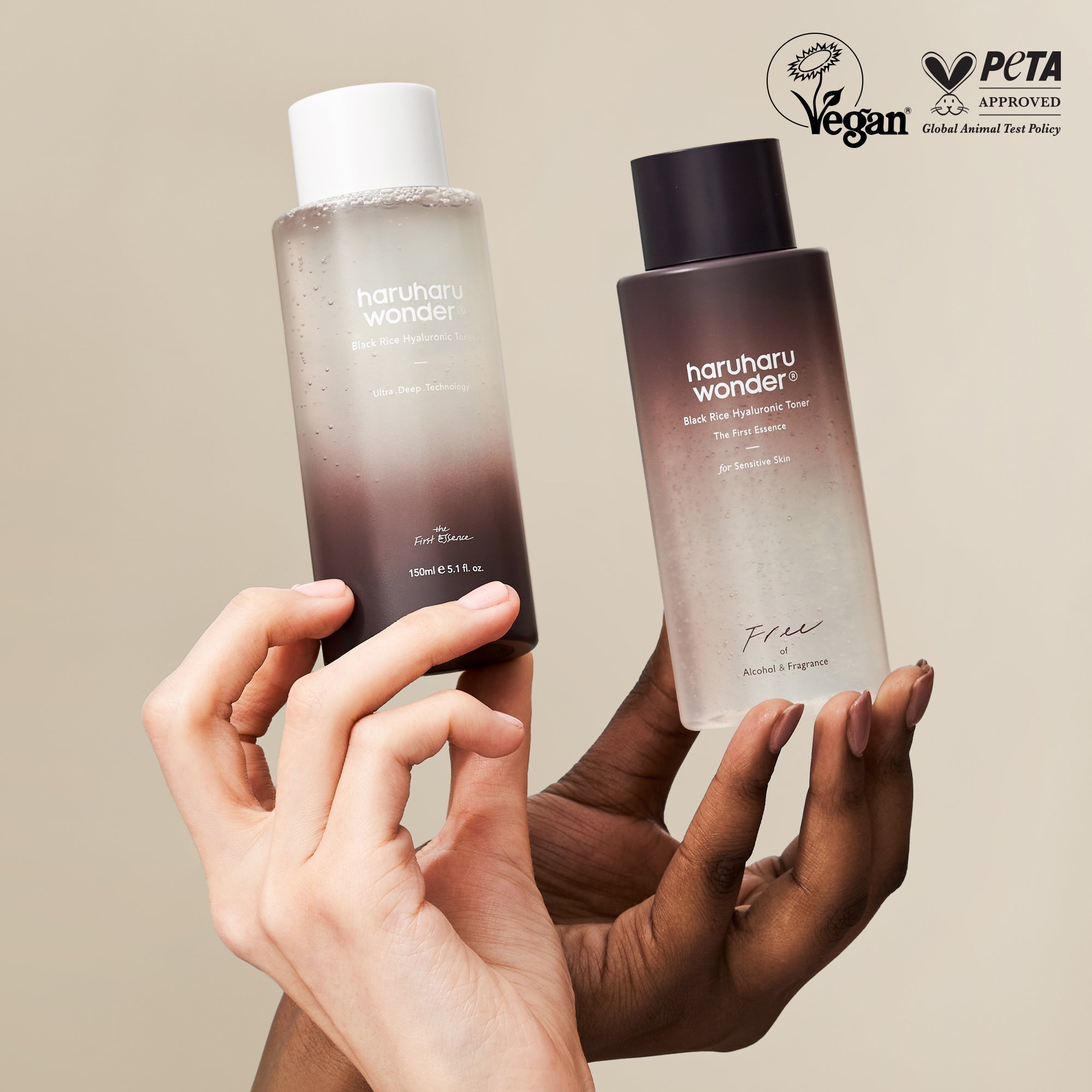 Black Rice Hyaluronic Toner / / Free of Alcohol & Fragrance