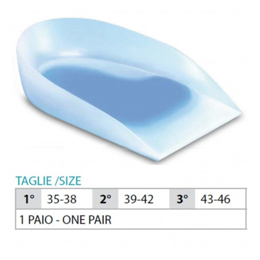 103 OK PED Silicone Heel With Lateral + Central Insert