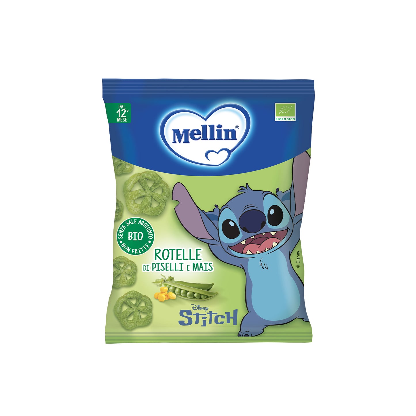 Rotelle di Piselli e Mais - Disney Stitch