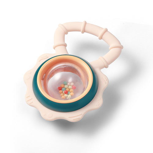 Rattle with teether