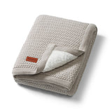 Cotton blanket with fleecing lining