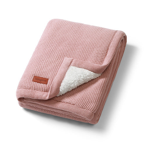 Cotton blanket with fleecing lining