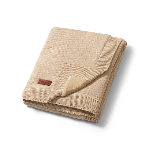 Cotton blanket with flannel lining