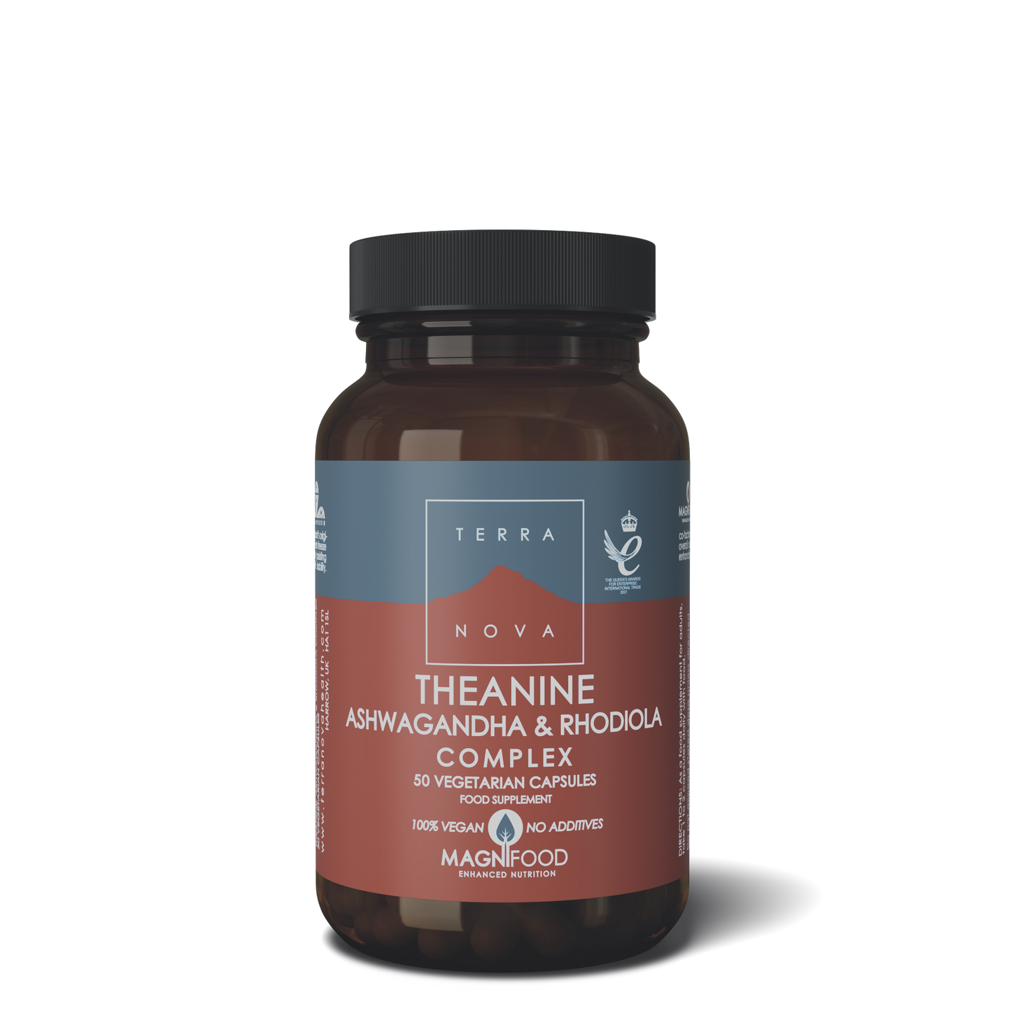 THEANINE, ASHWAGANDHA & RHODIOLA COMPLEX | 50 KAPSULA