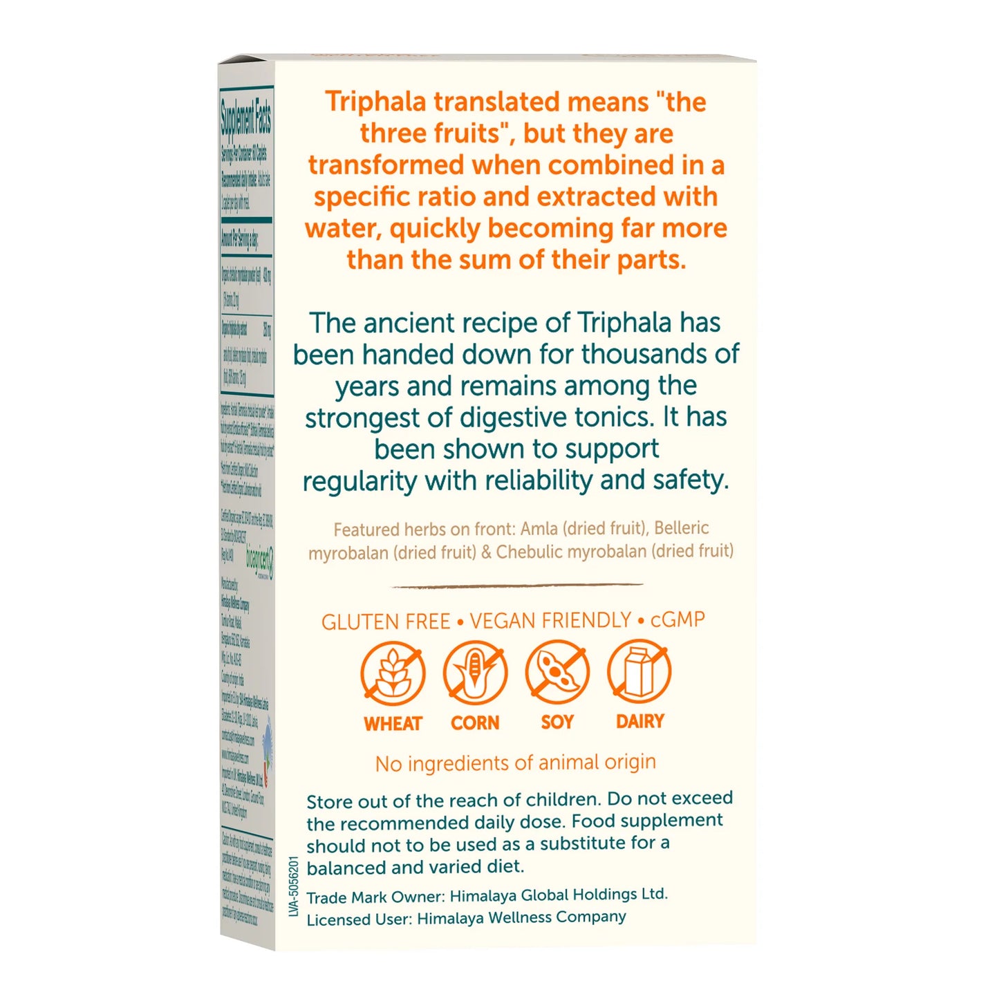 ORGANIC TRIPHALA 60 TABLETA